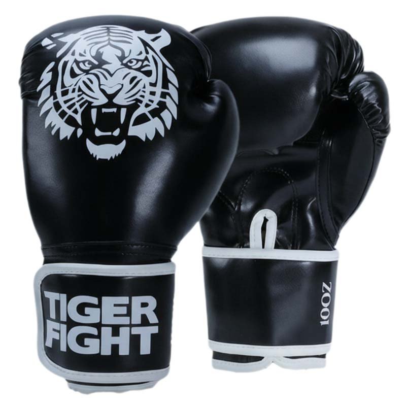 TIGER FIGHT Boxing Gloves, Pro Training Sparring, PU Leather, Muay Thai MMA Kickboxing, Men Women Adult, Heavy Punching Bag Focus Mitts Pads Workout, Ventilated Palm, one-piece foam molded inner lining, 6 8 10 12Oz - Image 13