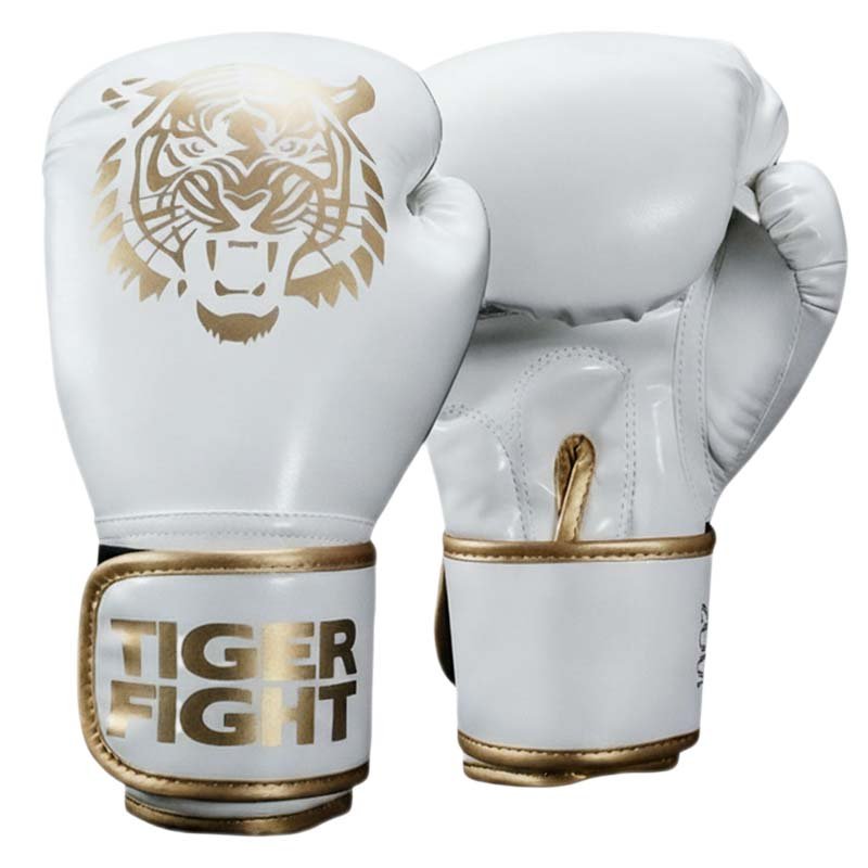 TIGER FIGHT Boxing Gloves, Pro Training Sparring, PU Leather, Muay Thai MMA Kickboxing, Men Women Adult, Heavy Punching Bag Focus Mitts Pads Workout, Ventilated Palm, one-piece foam molded inner lining, 6 8 10 12Oz - Image 12